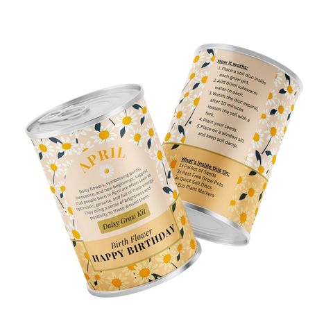 April Birth Flower - Grow Your Own Flower Gift